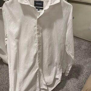 Bonobos Men's Classic White Button Down Shirt